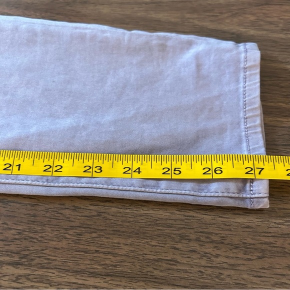 💕 Ag Adriano Goldschmied Gray THE STEVIE ANKLE Stim Straight Ankle jeans 27x28 - Picture 9 of 10